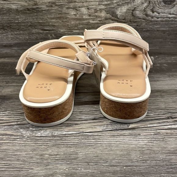 A New Day Women's Nova Sporty Cork Platform Sandals - Picture 7 of 9
